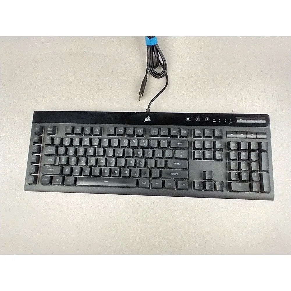 Corsair K55 RGB PRO Gaming Keyboard Black‎ Wired USB CH-9226765-NA TESTED